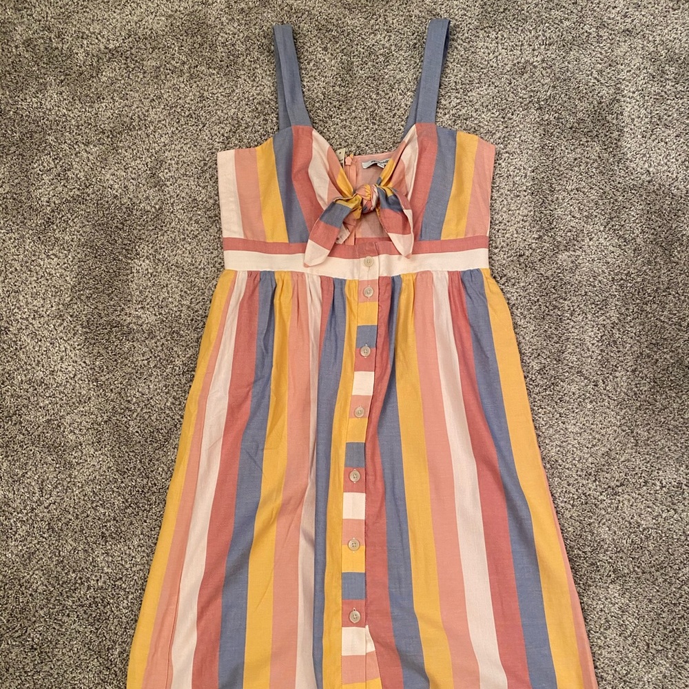Madewell Stripe Cutout Sundress